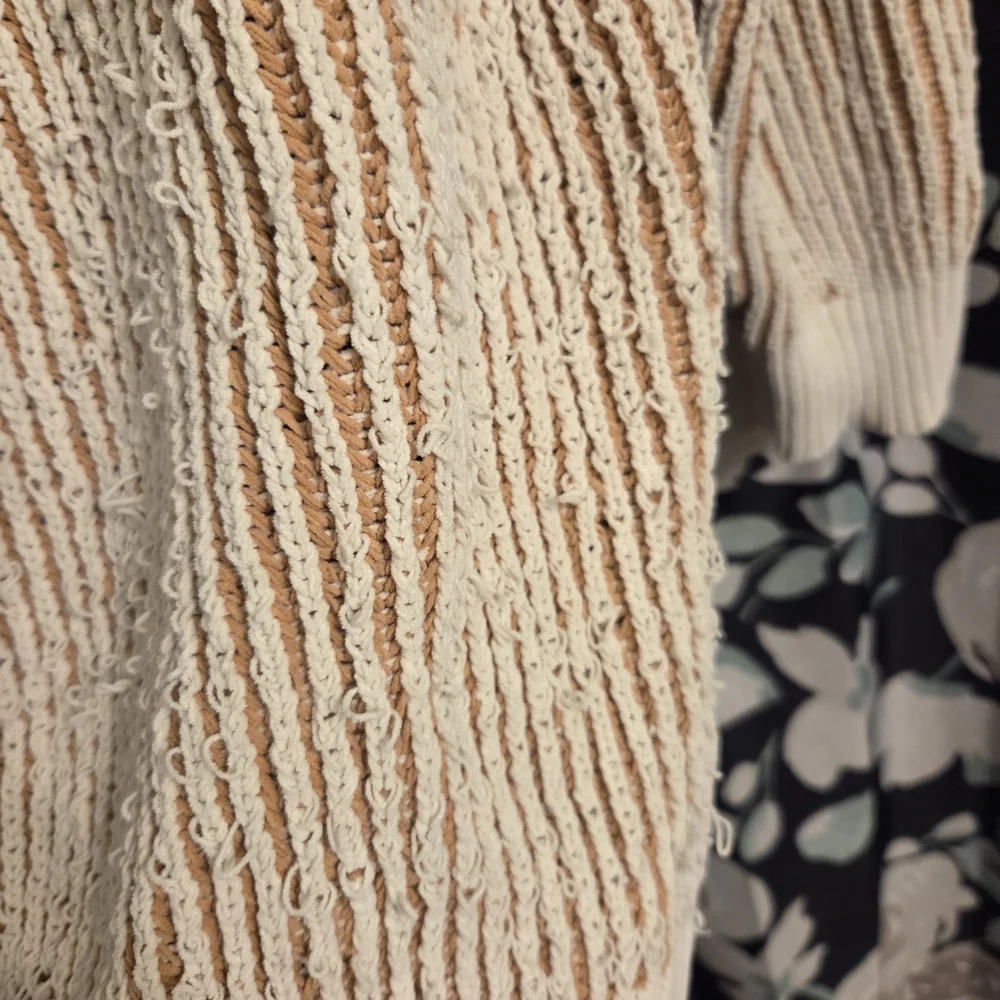 Aerie Spread Collar Textured Sweater - Picture 3 of 5